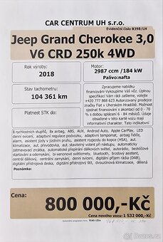 Jeep Grand Cherokee 3.0 V6 CRDi 250k 2018 - 16