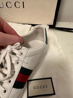GUCCI Ace leather low trainers - 16