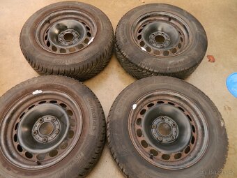 5x120+zimní pneu Continental 9mm R15 - 16