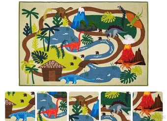 Koberec pro děti - dinosaurus 100x150cm - 16