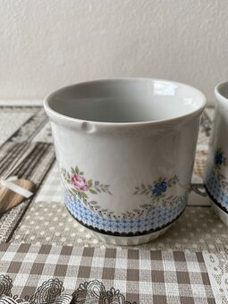 Raritní sada retro hrnků Dubí Czechoslovakia - 375 ml, 6 ks - 16