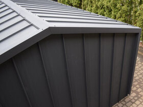 Plechová garáž TOPLINE 4x5m, falcovaný plech - 16
