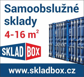 Pronájem skladových kontejnerů 13,8 m2 - 16