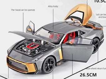 Model 1:18 Nissan GTR (R35) LB Works Type 2 RHD Solido - 16