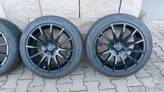 Alu kola 5x112 r17.Černe vw škoda audi Seat - 16