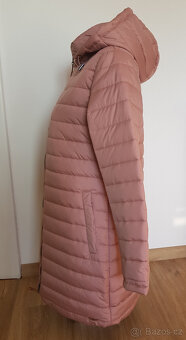 Starorůžová zimní bunda vel. M - 16