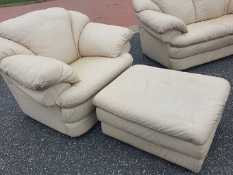 luxusní KOŽENÁ sedačka – DOPRAVA - 16