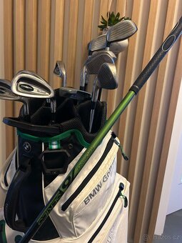 Prodám pánský golfový set DUNLOP a bag BMW Sport - 16