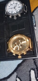 Nixon Zlaté hodinky aj strieborne veľká nad 5cm priemer - 16