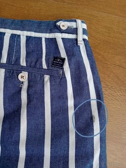 Zara pánské šortky vel. L/XL bavlna + len - 16