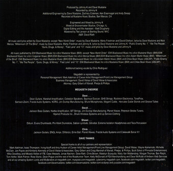 CD Megadeth – Th1rt3en 2011 - 16