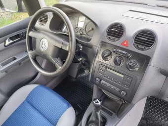 Volkswagen Caddy 1.9 TDi 77 kw BJB, 1.majitelka, velmi pěkný - 16