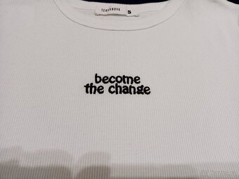 Dívčí triko, crop-top vel. 158/164 - 16