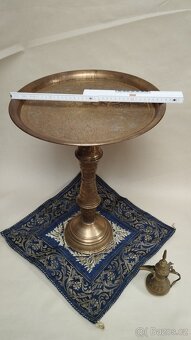 Orientalní lampa velká, stolek a malá lampa - 16