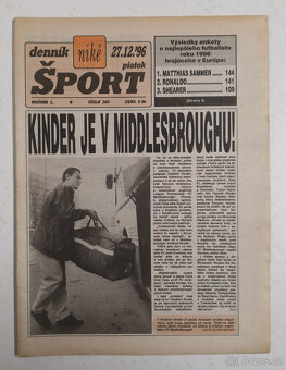 Staré noviny Denník Šport 2 - 16