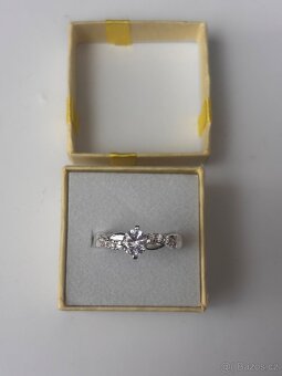 Nové stříbrné prstýnky punc 925 - 16