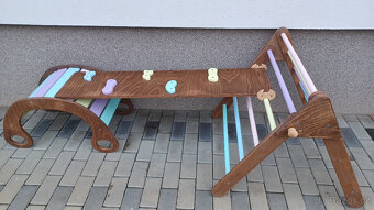 Dětská Montessori houpačka celobuková - 16