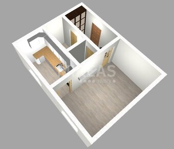 Milovice, pronájem bytu 1+1, 27m2, okr. Nymburk - 16