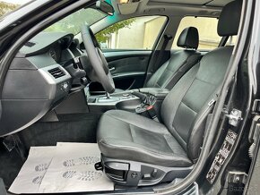 BMW E61 525D 145KW,2007,KŮŽE,XENON,ALU18,PANORAMA,TZ,BEZ RZI - 16