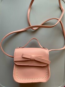 Nová kožená světle růžová dětská kabelka Minnie - 16