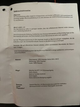 Nová zimní reflexní bunda 3v1 4XL - 16