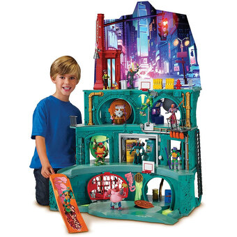 Želvy Ninja Domek - hrací set - dobrý stav - 16