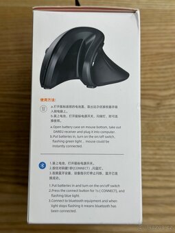Ergonomická myš Dareu, Bluetooth + USB dongle, NOVÁ - 16