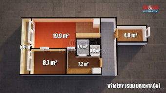 Prodej bytu 2+1, 54 m², Mladá Boleslav, ul. Havlíčkova - 16
