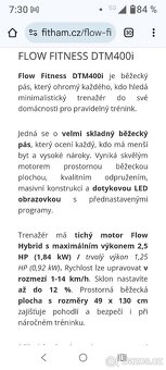 Běžecký pás FLOW FITNESS DTM400i - 16