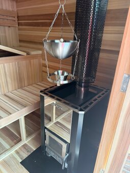Luxusní Fínska sauna z cedru pro 4-6 osob. - 16