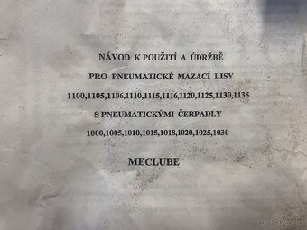 Pneumatická mazací sestava MECLUBE - 16