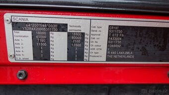 Prodám SCANIA R440 N320 TOP LINE EURO 5 - 16