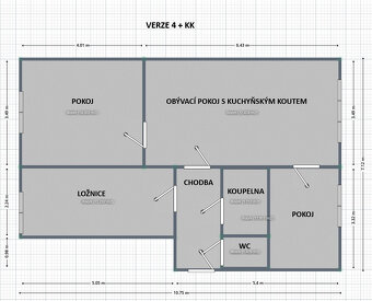 Prodej bytu 3+1, 66 m², Ostrava – Poruba, ul. Maďarská - 16