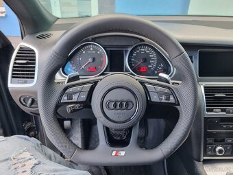 AUDI KOŽENÝ EXCLUSIVE VOLANT +AIRBAG+F1 PADLA BIELA/ČIERNA - 16