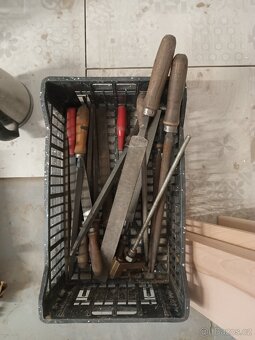 Staré německé nářadí, dílna závitníky veškeré ruční. - 16