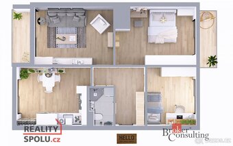 Prodej, byty/3+1, 70.8 m2, Nemanice, Domažlice [ID 72603] - 16