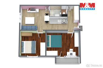 Prodej bytu 2+1, 55 m², Nejdek, ul. J. A. Gagarina - 16