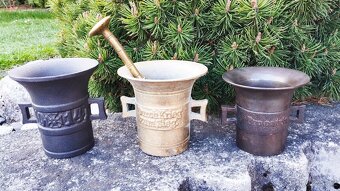 3ks staré válečné hmoždíře vše za 1575,- Zasílám ihned. - 16
