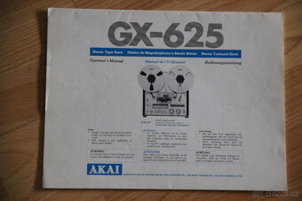 ♫♫ Kotoučový magnetofon Akai GX-625 v perfektním stavu ♫♫ - 16