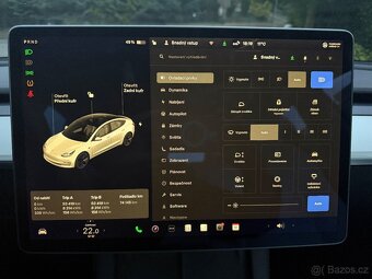 TESLA MODEL 3 SR+ 08/2021 74134KM SOH 92% BÍLÝ INTERIÉR - 16