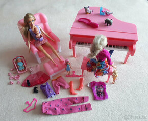 Barbie - panenky, miminka, nábytek, piano a doplňky - 16