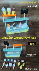 Dřevěné hračky nové- DŘEVĚNÉ POTRAVINY - 16