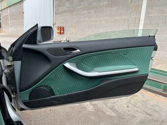 BMW E46 Coupe Interiér CLOTH FLOCK ,,RAUTE,, MINT GREEN - 16