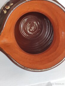 VELKÝ DŽBÁN, POZDIŠOVSKÁ KERAMIKA, značený, 28cm - 16