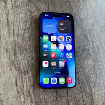 IPhone 15 Pro 128GB blue titanium, 100% baterie (rok záruka) - 16