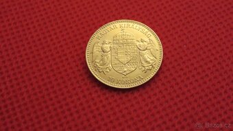Zlaté mince 10,20,100 koruna Františka Josefa I - 16