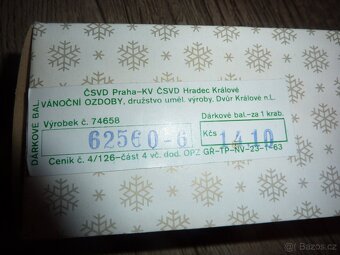 Retro vánoční ozdoby/kouličky/baňky-vše za 1.990,- - 16