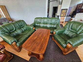 Kožená sedací souprava Romek 3+2+1 - 16