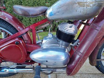 Jawa 350/18 pérák 1951 s TP v patině po rekonstrukci. - 16
