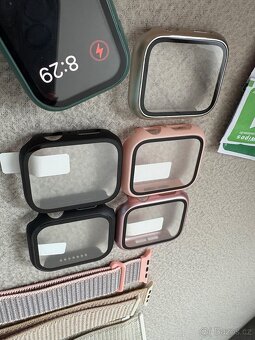 Apple Watch SE (2022) 44 mm GPS, Starlight, TOP stav+výbava - 16